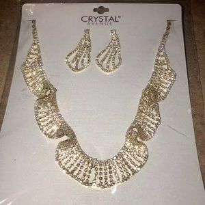 Crystal Avenues Rhinestone Jewelry Set